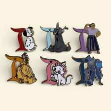 2024 Disneyland Hidden Mickey D pins - Complete Set. Marie D, Lucky, Belle +3 picture