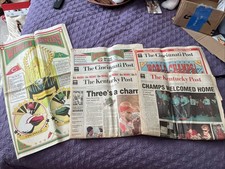 1990 Cincinnati Reds World Series Championship Newspapers Enquirer Sweep Champs picture