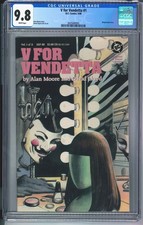 V for Vendetta #1   CGC 9.8   White pages  (DC Comics September 1988) picture