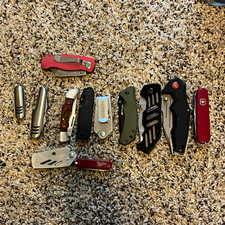 Gerber Mixed Lot Pocketknives & Multi-Tools, Swiss Army, Scissors/Corkscrew picture