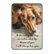 I Will Always Love You Dachshund Dog Family Gift Kitchen Fridge Magnet 3
