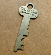 Vintage Antique Original Diebold Inc Canton Ohio USA Safe Lock Security Key picture