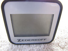 Zederkoff Digital Square Hygrometer/Thermometer For Cigar Humidors - Silver-New picture