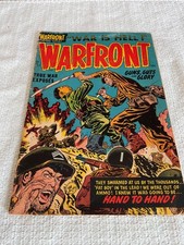 Warfront #8  1952 Harvey Comic Book Guns, Guts and Glory picture