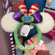 Disney authentic 2024 Toy story buzz lightyear Minnie mouse ear headband picture