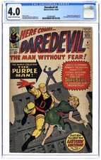Daredevil #4 CGC 4.0 1964 2016643003 1st app. Killgrave the Purple Man picture