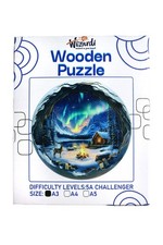 Northern Lights - Jigsaw Wooden Puzzle by Wizardi F07N9-25 picture