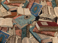 Gorgeous Vintage Library Books Tapestry Square Table Cloth/Wallhanging picture