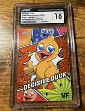 Topps VeeFriends 2025 Decisive Duck MSS-14 Manga Speckle Orange 1/25 CGC 10 picture