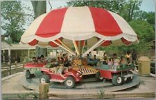 Vintage 1970s OPRYLAND U.S.A. Nashville Tenn. Postcard Amusement Park Kid's Ride picture