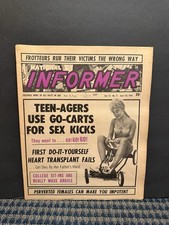1969 April 20th National Informer Newspaper,  Go Carts for Sex Kicks (VRN10C-2 picture