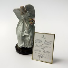 Lladro 1867 Flowers of Peace Angel Figurine Limited Edition W/ Box picture