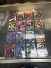 2016 marvel masterpieces jusko battle spectra Complete Set 16 NM +PRICED TO SELL picture