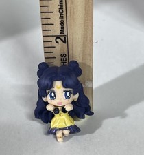 Megahouse Ochatomo Sailor Moon Night & Day Human Luna Mini Figure Cup Charm picture