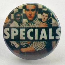 Vintage late 70's early 80s THE SPECIALS button 2 TONE ska band pin 1