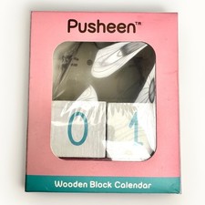 Pusheen Box Spring 2019 Wooden Block Perpetual Calendar Exclusive picture