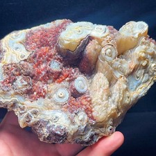 Rare 1190G Natural Beautiful Gobi Agate Eye Agate Stone Madagascar L8510 picture