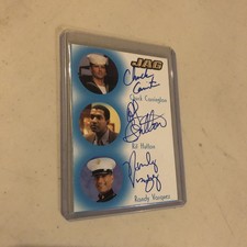 2006 TK Legacy JAG Ensemble Auto Card JC4 Chuck Carrington Rif Hutton VASQUEZ picture