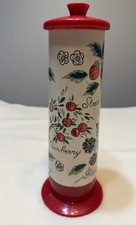Vintage Straw Holder Japan LeGo Strawberry Berries Kitchen Decoration 1970s picture