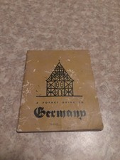 A Pocket Guide To Germany - 1950’s - Soldiers Guide picture