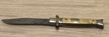 Vintage Made in USA Sword Dagger Letter Opener White Handle Metal picture