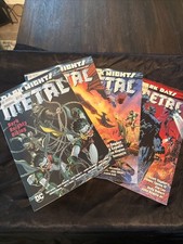 DC Comics Dark Nights Metal 4 Book Graphic Novel Lot Road to Metal Resistance picture