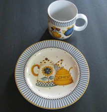 Vtg SAKURA Teapots Debbie Mumm 1998 TEAPOTS Honey Flowers your choice R4 picture