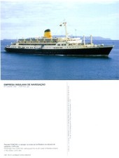 Empresa Insulana - Portuguese passenger liner S.S. FUNCHAL (1961) - One postcard picture
