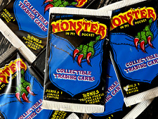 Monster in My Pocket - Horror Trading Cards (1 Pack) • 1991 Source Cards picture
