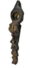 Hand carved vintage Jamaican mahogany or ironwood pipe bearded face *Burned out picture
