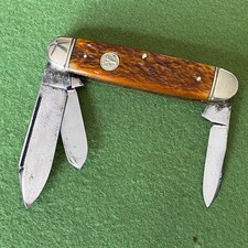 Old Vintage Boker Tree Brand USA Cattle Folding Pocket Knife EXC picture