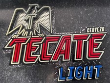 Tecate Light Mexican Cerveza LED Beer Sign NEW 28” X 21”  picture