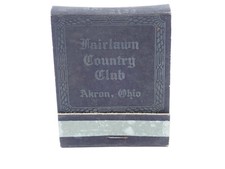 Vintage Matchbook Fairlawn Country Club Akron Ohio unstruck picture