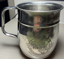 Wild Bill's Soda Pop Co. Stainless Steel Silver Mug Heroes & Villains Fest  picture