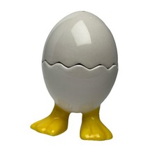 Bella Casa by Ganz Stacking Cracked Egg With Duck Feet Salt Pepper Shaker Set picture