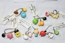 Tamagotchi Triple Character Characot Keychain Figure x 6 (Bandai, 1997, Vintage) picture