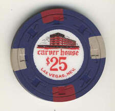 Carver House Casino Las Vegas Nevada $25 Chip 1961 picture