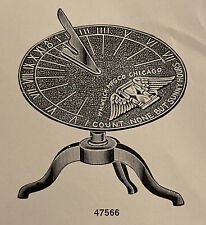 1935 Vintage Sundial Metronome Paper Ad Original Science Tools Catalog Page picture