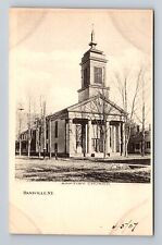 Dansville NY-New York, Panoramic View Baptist Church, Antique Vintage Postcard picture
