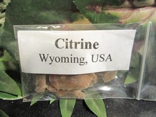 Nice Natural Raw Crystal Citrine (AKA 