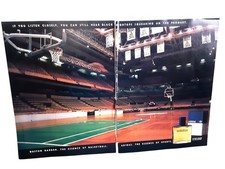 1988 Adidas Boston Garden Celtics Basketball 2 Page Vintage Magazine Ad picture