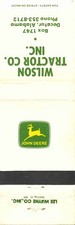 John Deere Matchbook 2 Leg Wilson Tractor Co Decatur Alabama picture