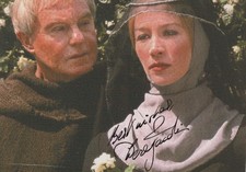 Derek Jacobi UK medieval costume portrait 1990s - Hand Signed Photo picture