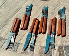 VTG 1950's Kirk's Forged Stainless Newark Service for 6 Meat Carving Set: Lot 12 picture