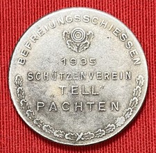WW2 WWll 1935 German Shooting Medal - Authentic picture