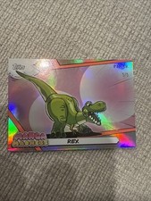 Topps Chrome Disney Neon 2026 Parallel Rex Manga Madness 5/5 BOOKEND picture