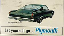 1966 Plymouth Barracuda Postcard Enfield Chrysler Plymouth Thompsonville CT Car picture