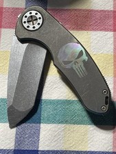 Curtiss Knives F3 Medium Flipper Titanium **Punisher** picture