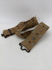 Original WWI US Army Military M1912 Equipment Pistol Belt Personalized And Unit picture