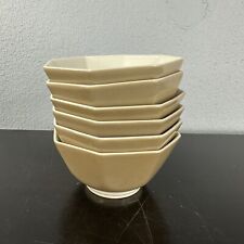 Set Of 6 Vintage 1975 FITZ AND FLOYD Octagonal Bowls MCM picture